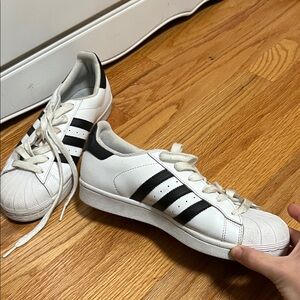 adidas White and Black Women's Sneakers